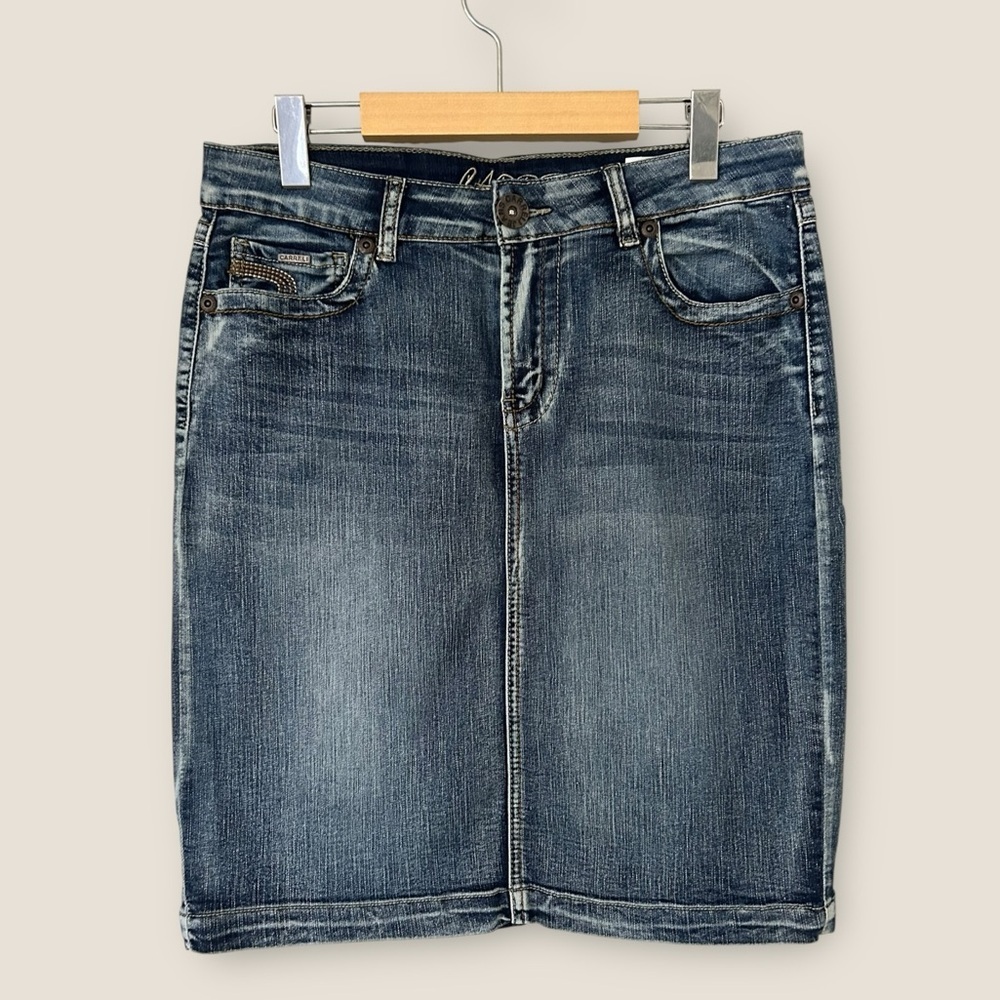 Carreli Classic Denim Pencil Skirt